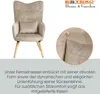 Fernsehsessel Relaxsessel Sessel mit Kissen Stoff Produktbild-Vorschau 5