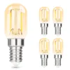 ZMH 4 Stück Glühbirne E14 LED Kaltweiß Vintage T22 LED Produktbild-Vorschau 1