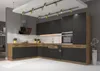 Eckküche VIGO Matera Grau Lancelot 210x350 Küchenzeile Produktbild-Vorschau 1