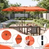 COSTWAY Podwójny parasol ogrodowy 400 x 200 cm ze stojakiem Podgląd zdjęcia produktu 5