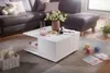 Table basse design 70x70 cm blanc | Wohnling Voir les images du produit 4