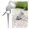 LED Spot Garten Strahler mit Erdspieß für außen in grau - Produktbild-Vorschau 1