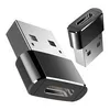 USB-A auf USB-C Adapter aus Aluminium – Kompatibel mit PC, Produktbild-Vorschau 1