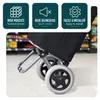 VOUNOT® Aluminium Einkaufstrolley Treppensteiger, Trolly Produktbild-Vorschau 6