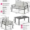 TecTake 405526, Šedá, 1 kusů Náhled obrázku produktu 7