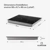 Klarstein Plaque Vitroceramique Encastrable 6500W, Table de Voir les images du produit 8