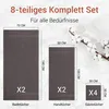 Textilschmied Set di asciugamani da 8 pezzi deluxe con Anteprima dell’immagine prodotto 6