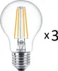 Philips 3x heldere 60W gloeilamp met een traditionele Productafbeelding-voorbeeld 2