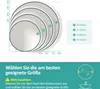 EMKE LED Badspiegel Rund ф80 cm Badezimmerspiegel mit Produktbild-Vorschau 7