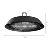 Spectrum LED UFO Plateo 3 High Bay Schwarz Ø25cm IP65 100W Produktbild-Vorschau 6