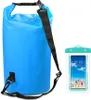 15L Blau Waterproof Dry Bag - Trockener Kompressionssack Produktbild-Vorschau 1