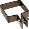 Strebenschelle 7 x 7cm eckig für Pfosten – braun / 1 Stück Produktbild-Vorschau 1