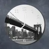 Glasuhr Wanduhr Küchenuhr Echt-Glas 30fi cm Brücke Produktbild-Vorschau 2