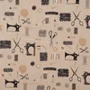 SCHÖNER LEBEN. Kissenhülle Sewing Atelier Nähzubehör natur Produktbild-Vorschau 3