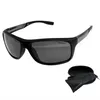 Sport Sonnenbrille Schwarz Anglerbrille Polarisiert Getönt Produktbild-Vorschau 1