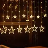Peviasot LED Lichterkette Sterne Lichtervorhang 12 Sterne Produktbild-Vorschau 9