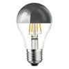 LED Filament Kopfspiegel Silber Birnenform 8W = 60W E27 Produktbild-Vorschau 1