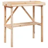 vidaXL Stolik do sadzenia roślin z półką 78x38x82,5 cm z Podgląd zdjęcia produktu 1