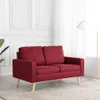 VidaXL 288710, Rot, Pinienwald, Polyester, Gummibaumholz, Produktbild-Vorschau 2