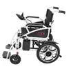 A side view of a white and black electric wheelchair against a white background. Náhľad obrázku produktu