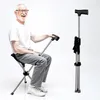 Bastone da passeggio 2-in-1 con sedile, in alluminio, Anteprima dell’immagine prodotto 1