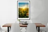 MuchoWow® Gerahmtes Poster Sonnenuntergang - Blumen - Produktbild-Vorschau 3