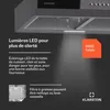 Klarstein Contempo 60 Hotte Aspirante, 60cm Hotte Cuisine Voir les images du produit 4