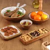 Salatschüssel Versa Blume Mango-Holz 24 x 7 x 24 cm Produktbild-Vorschau 4