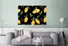 MuchoWow® Poster Zitrone - Muster - Abstrakt - Schwarz Produktbild-Vorschau 5