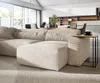DELIFE Wohnlandschaft Sirpio 300x210 cm Cord Beige Produktbild-Vorschau 5