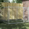 vidaXL Hundezwinger mit Tür Grau 2x2x1,5 m Verzinkter Stahl Produktbild-Vorschau 2