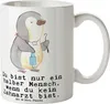 Mr. & Mrs. Panda Becher Zahnarzt Herz - Weiß - Geschenk, Produktbild-Vorschau 1