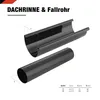 SMART Dachrinnen-Set PVC, 38-teilig, 75/63 mm für 8 m Produktbild-Vorschau 3