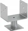 Základňa stĺpa priskrutkovaná k betónu 141x141x163mm Náhľad obrázku produktu 1