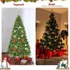 A collage showing a Christmas tree during the day and at night, with gifts underneath. Produktbild-Vorschau