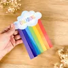 MeinBaby123® 10 Einladungen zum Selberbasteln | Regenbogen Produktbild-Vorschau 1