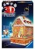 Lebkuchenhaus bei Nacht Ravensburger 11237 Produktbild-Vorschau 1