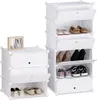 Relaxdays Schuhregal 10 Ebenen, Schuhschrank groß, Produktbild-Vorschau 3