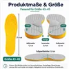 Keilförmige Korrektur Einlegesohlen für O/XO Beine, Produktbild-Vorschau 2