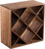 Portabottiglie in legno KADAX, 52 x 25,5 x 52 cm, marrone, Anteprima dell’immagine prodotto 5