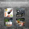Gewürzregal Set Schwarz | Stehend oder Wandmontage | 24 Produktbild-Vorschau 7