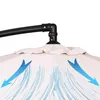 Close-up of an umbrella mechanism and canopy, with blue arrows indicating airflow. Anteprima dell’immagine prodotto