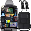 A car seat organizer filled with various items, attached to a car seat. Produktbild-Vorschau