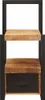 vidaXL Ankleidehaken mit Regal Braun 40 x 40 x 90 cm Produktbild-Vorschau 3