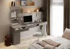 Furniture24 Schreibtisch Mit Container Woow Set-05L - Grau Produktbild-Vorschau 6