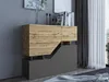A modern sideboard in a living room setting, next to a window with curtains. Produktbild-Vorschau