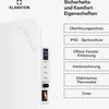 Klarstein Infrarotheizung Wandmontage 420W – Marmoroptik, Produktbild-Vorschau 6