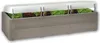 Hochbeet Metall Pflanzbeet Gemüsebeet Stahl Beet Pflanzkasten Blumenbeet Garten Green Stufen Fsc-zertifiziertes Holz Frühbeet Blumenkasten Grau Blumentopf Kasten Einsetzer Ablage Blumen Gemüse Kräuter Folie Balkon Voir les images du produit