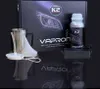 A product shot of a car headlight restoration kit, including the box, bottle, and accessories, set against a dark, reflective background. Podgląd zdjęcia produktu