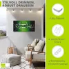 ARTland Wandbild Alu für Innen & Outdoor Silber abstrakt Produktbild-Vorschau 3